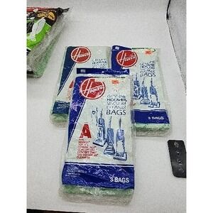 NEW HOOVER Type A Bag Lot Of 3 - 3 Pack, 4010001A 9 Bags Total New